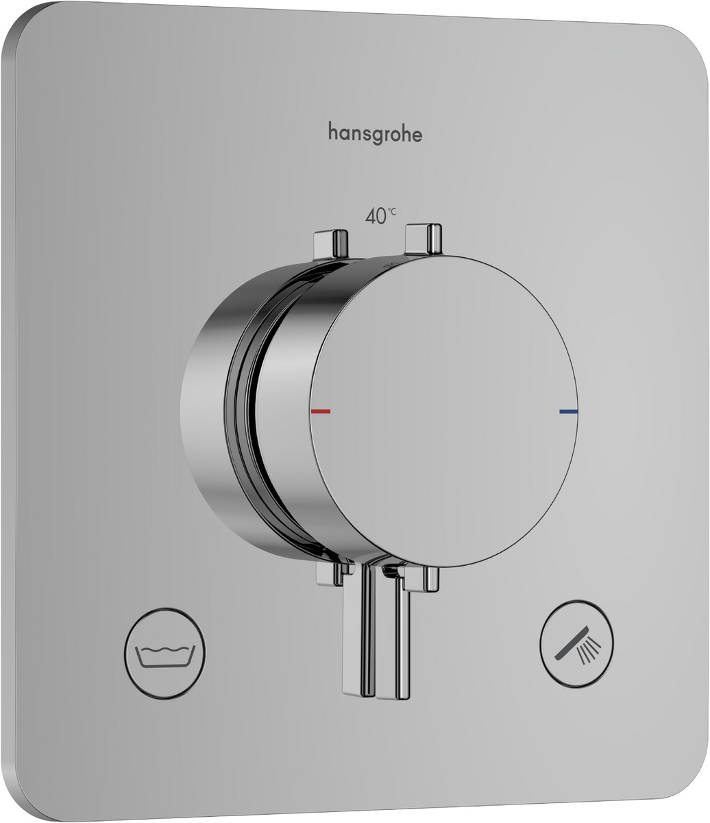 Hansgrohe Ecostat Comfort Q vanová baterie pod omítku s termostatem chrom 33717000