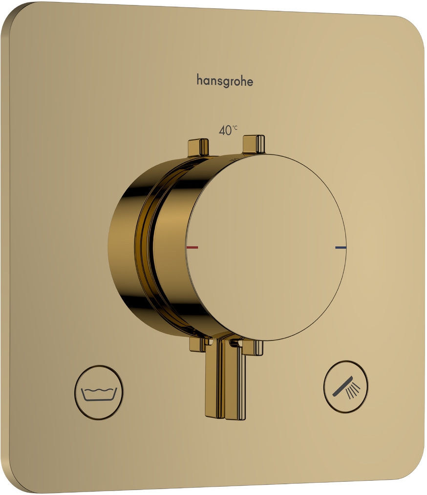 Hansgrohe Ecostat Comfort Q vanová baterie pod omítku s termostatem zlatá 33717990