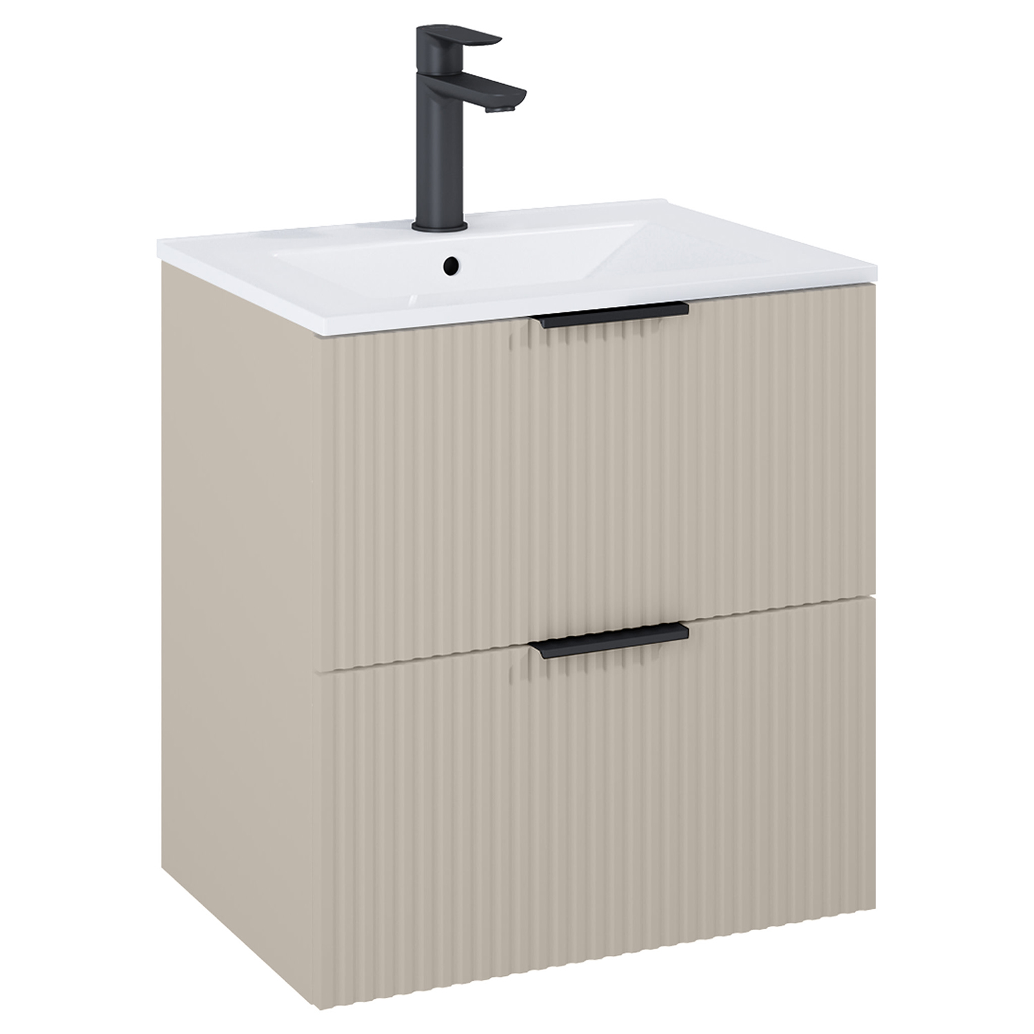 Roca Reef skříňka 60x45.2x63.5 cm pod umyvadlo závěsná béžová A857954539