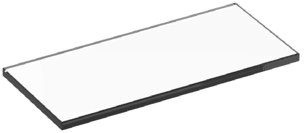 Keuco Plan koupelnová polička 22 cm 14910005200