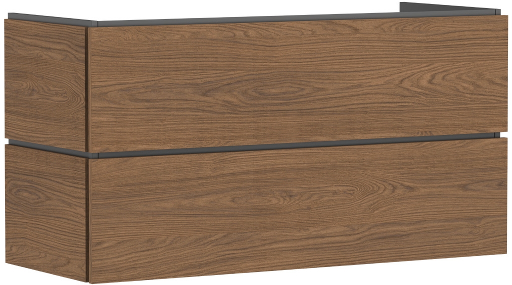 Hansgrohe Xilesa E skříňka 118x47x62 cm pod umyvadlo závěsná dub 54264550