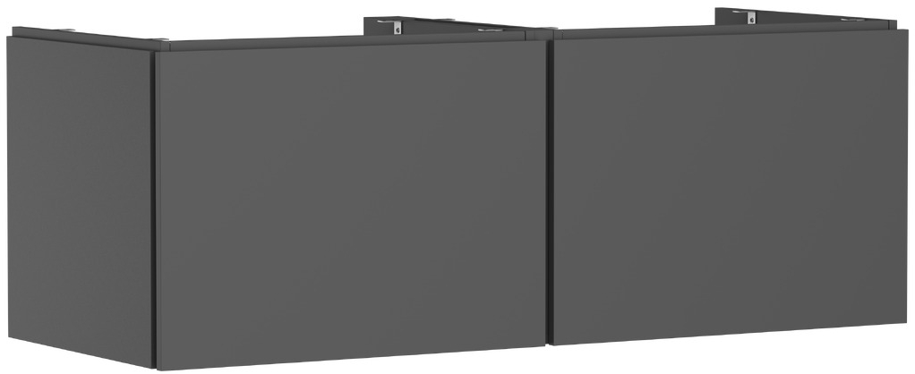 Hansgrohe Xilesa E skříňka 137.5x55x50 cm pod umyvadlo závěsná šedá 54268760