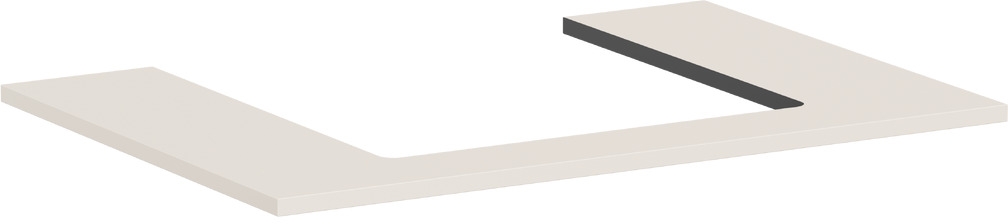 Hansgrohe Xilesa E deska na skříňku 78x55 cm písková 54269780