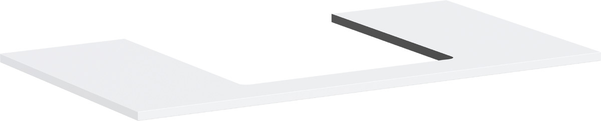Hansgrohe Xilesa E deska na skříňku 98x55 cm bílá 54270700