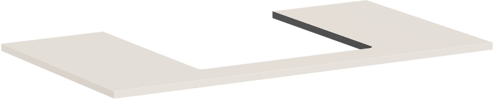 Hansgrohe Xilesa E deska na skříňku 98x55 cm písková 54270780
