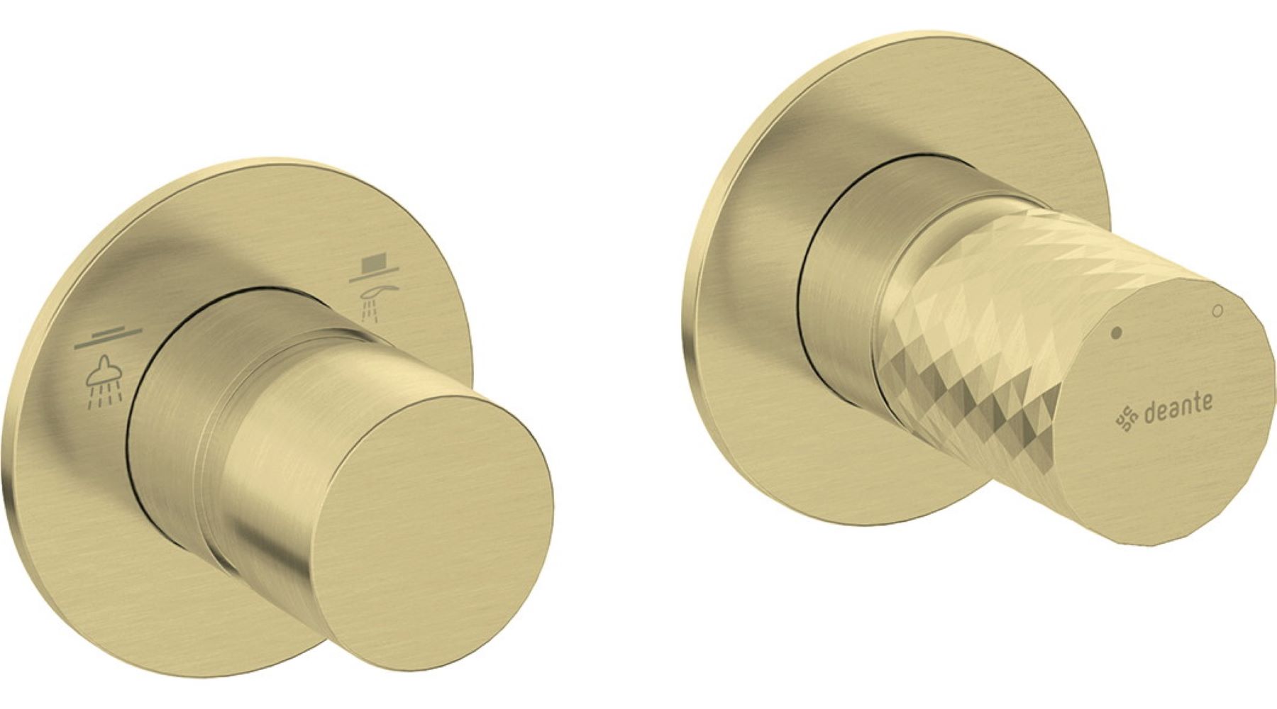 Deante Silia Hexa vanová baterie pod omítku zlatá BHS_R46P