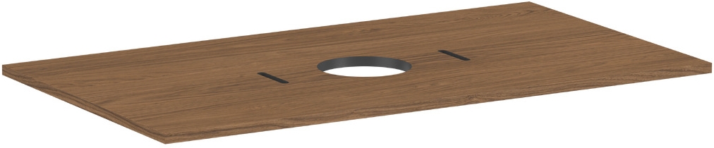 Hansgrohe Xilesa E deska na skříňku 98x55 cm dub 54276550