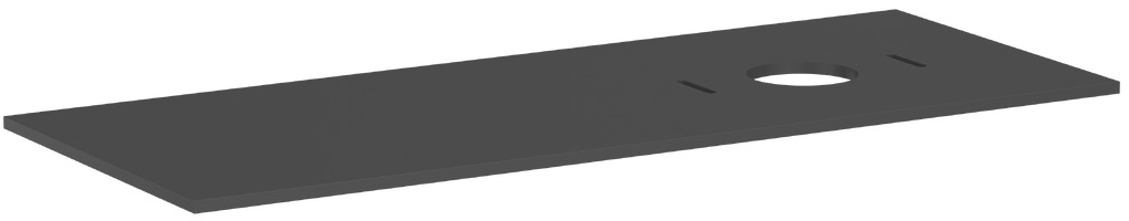 Hansgrohe Xilesa E deska na skříňku 137.5x55 cm šedá 54279760