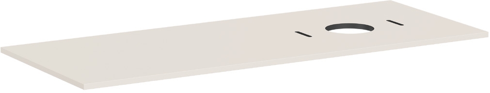 Hansgrohe Xilesa E deska na skříňku 137.5x55 cm písková 54279780