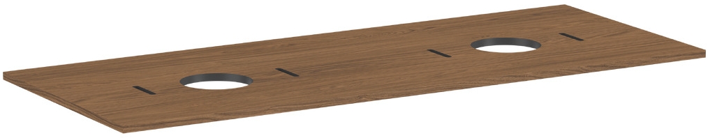 Hansgrohe Xilesa E deska na skříňku 137.5x55 cm dub 54280550