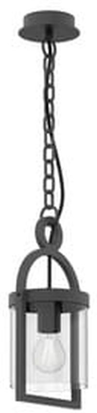 Mantra Maya venkovní závěsná lampa 1x15 W šedá 6555