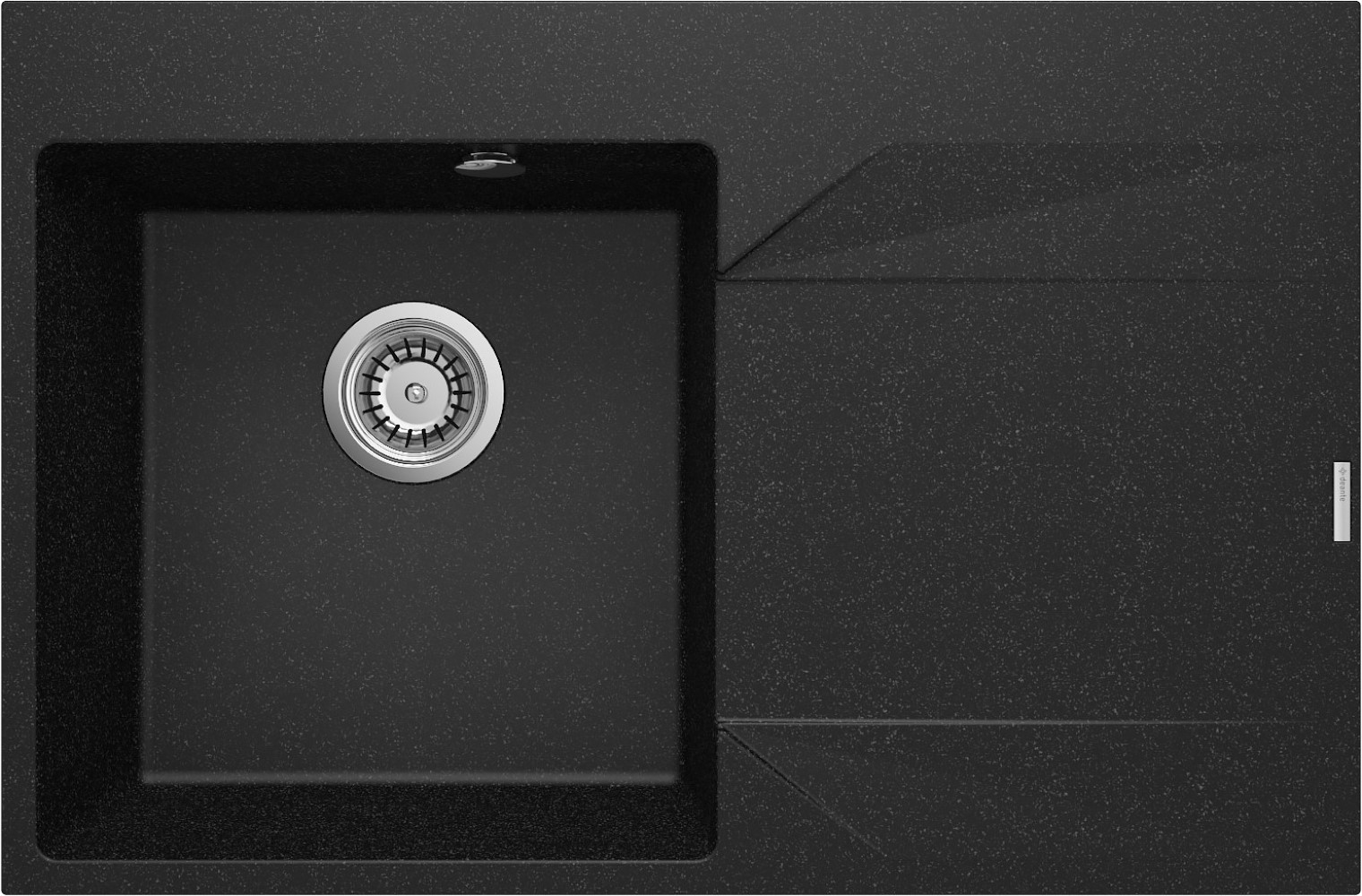 Deante Evora granitový dřez 76x50 cm šedá/grafitová/onyx ZQJ_211P