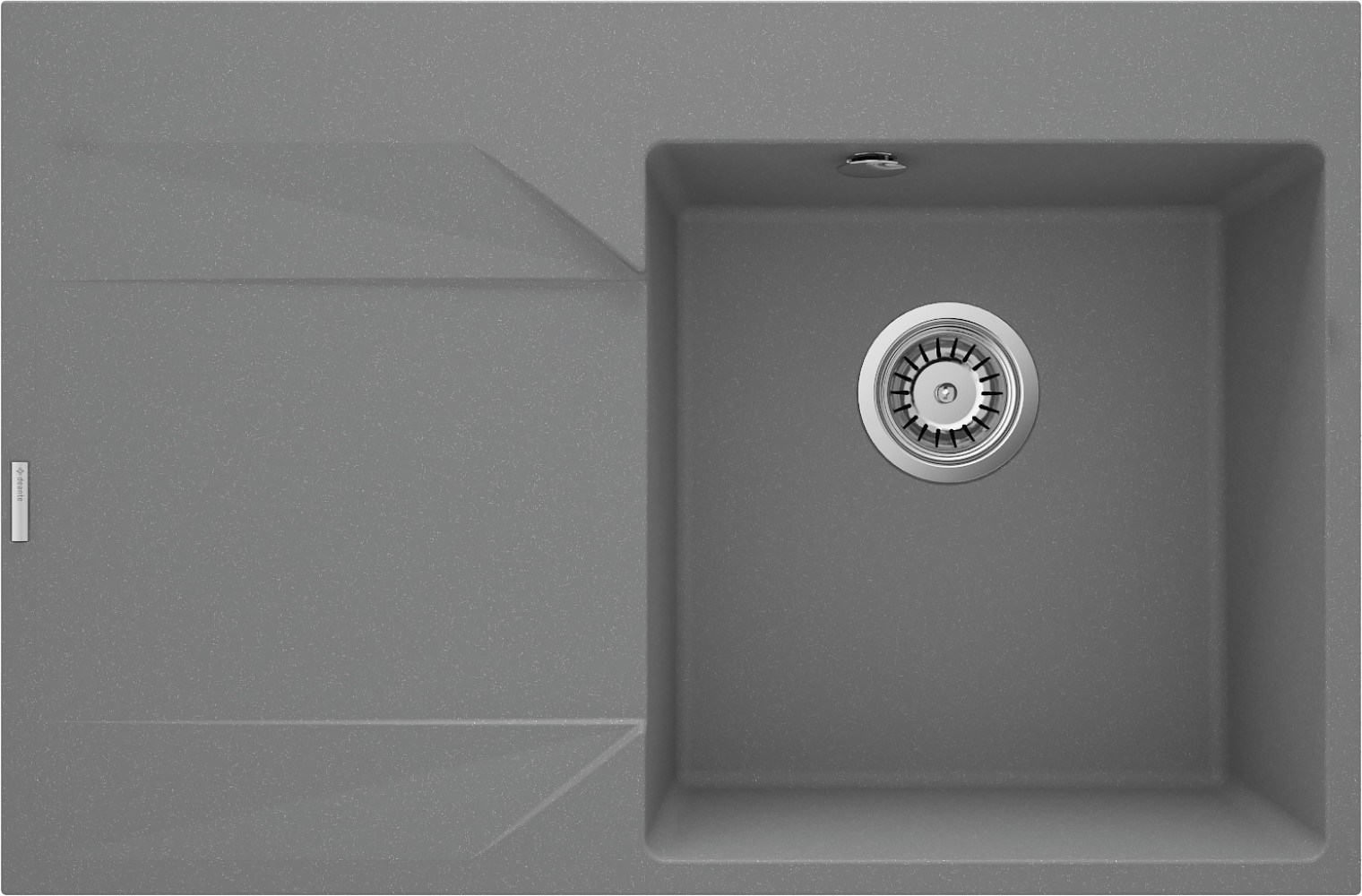 Deante Evora granitový dřez 76x50 cm šedá/grafitová/onyx ZQJ_S11L