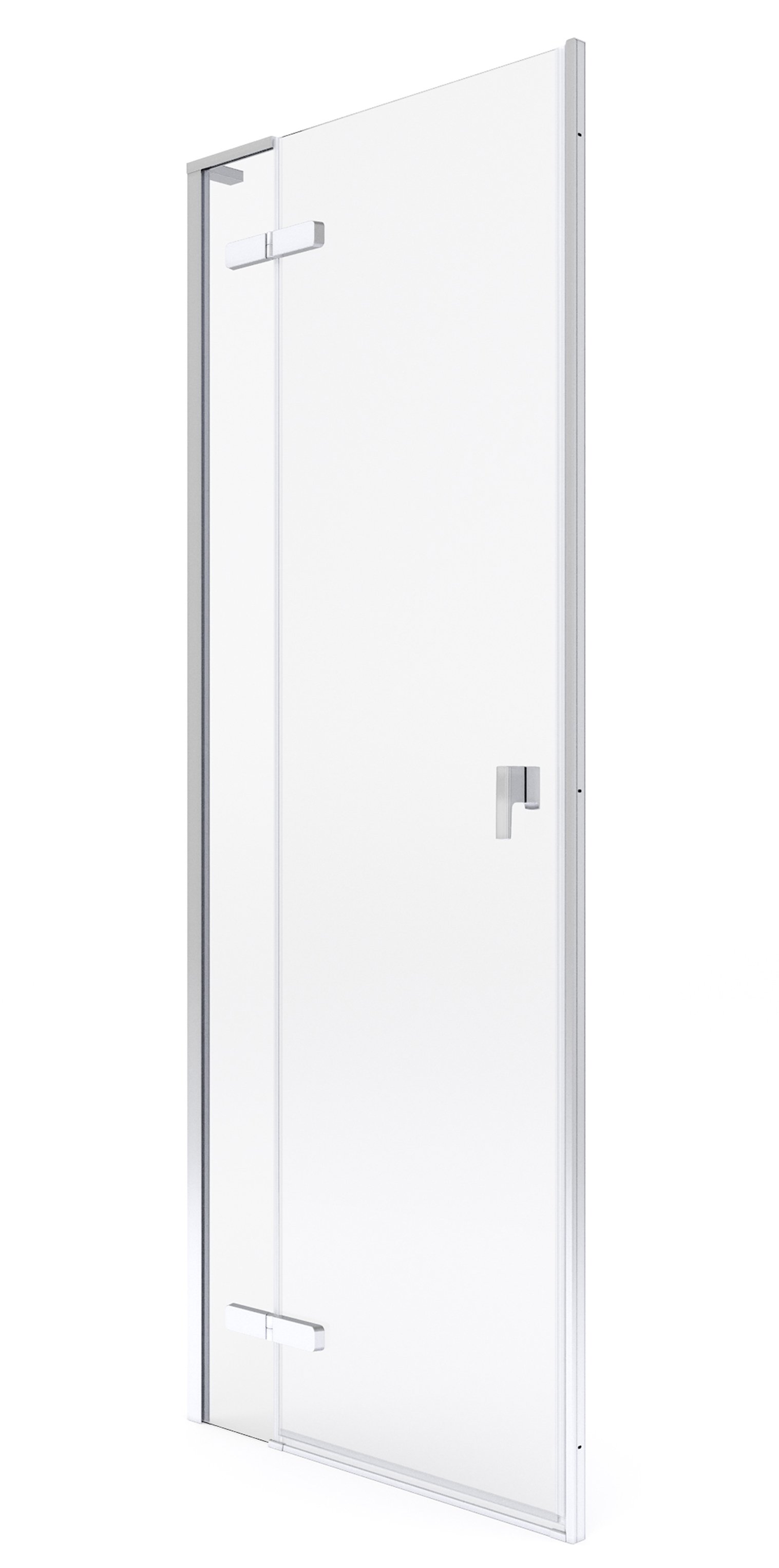 Roca Metropolis-N sprchové dveře 140 cm sklopné chrom lesk/průhledné sklo AMP0814012M