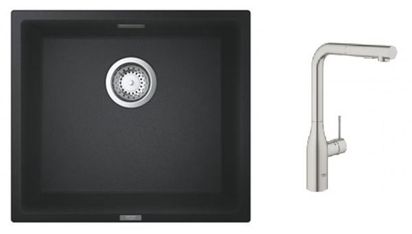 Sada kuchyňská baterie Grohe Essence 30270DC0, granitový dřez Grohe K700 31653AP0