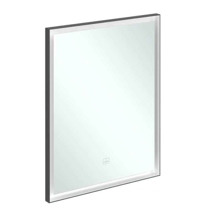 Villeroy & Boch Subway 3.0 zrcadlo 60x75 cm obdélníkový s osvětlením stříbrná A46360BC