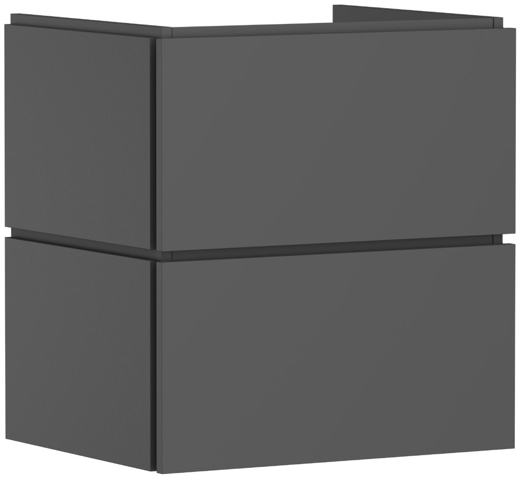 Hansgrohe Xilesa E skříňka 58x47x62 cm pod umyvadlo závěsná šedá 54293760