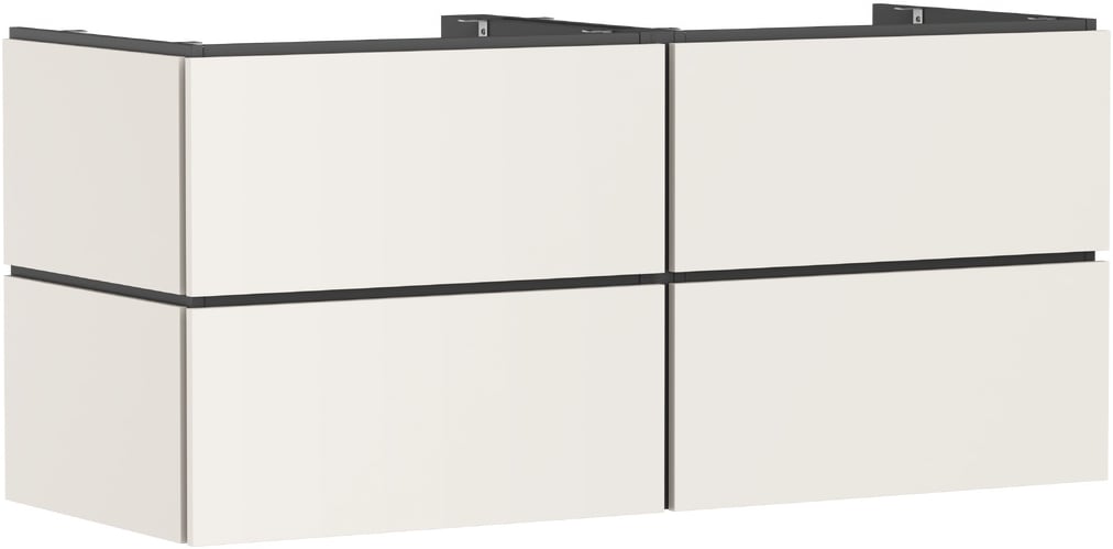 Hansgrohe Xilesa E skříňka 137.5x55x62 cm pod umyvadlo závěsná písková 54305780