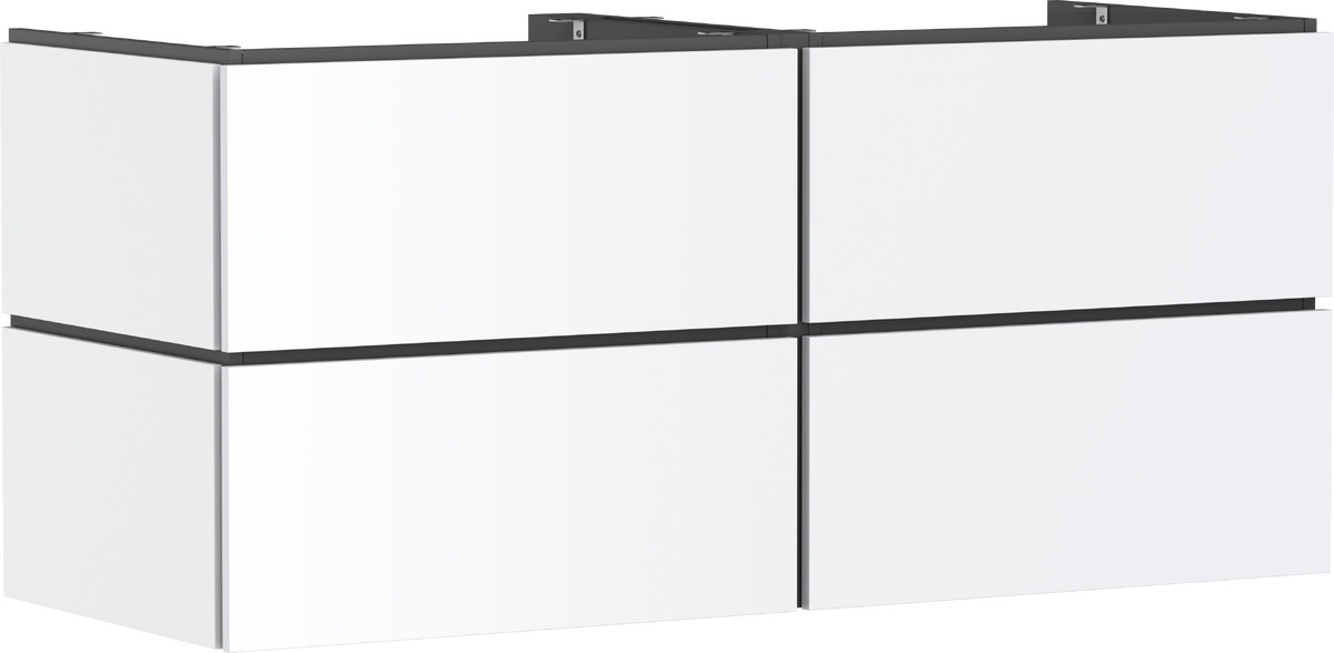 Hansgrohe Xilesa E skříňka 137.5x55x62 cm pod umyvadlo závěsná bílá 54306700