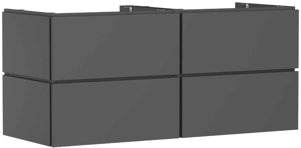 Hansgrohe Xilesa E skříňka 137.5x55x62 cm pod umyvadlo závěsná šedá 54306760