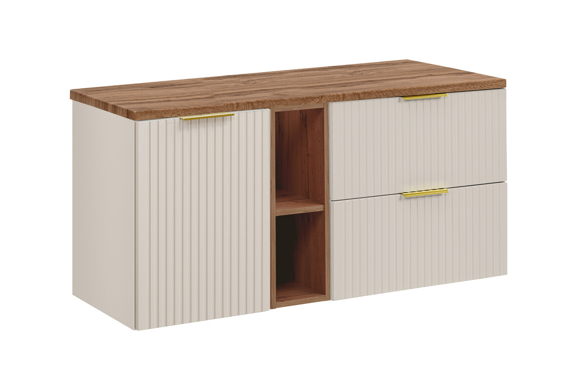 Sada skříňka Comad Adel Cashmere ADEL CASHMERE 82-60-2S, skříňka Comad Adel Cashmere ADEL CASHMERE 81-40-1DK, BLAT UN. 89-120-B WOTAN, XILO OAK 81-01-A