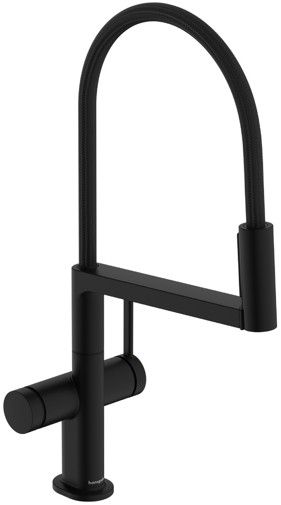 Hansgrohe Talis Select M54 PowderSpray kuchyňská baterie stojící černá 72861670