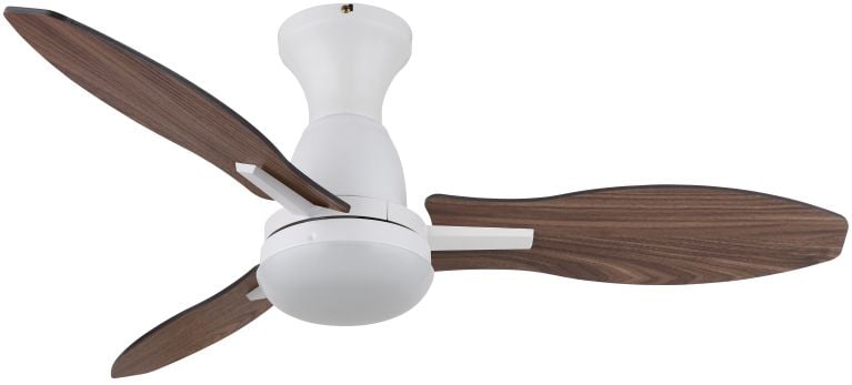 Globo Lighting Gale stropní ventilátor se světlem 1x22 W bílá-dřevo 03671W
