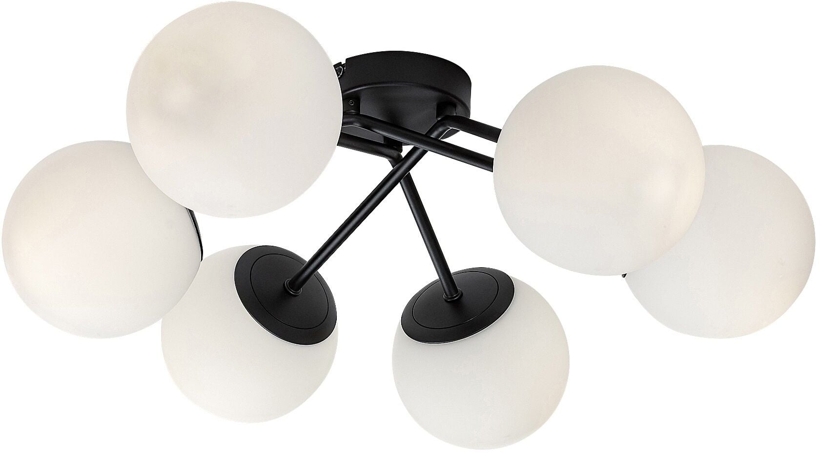 Rabalux Meduza stropní světlo 6x20 W bílá-černá 71294