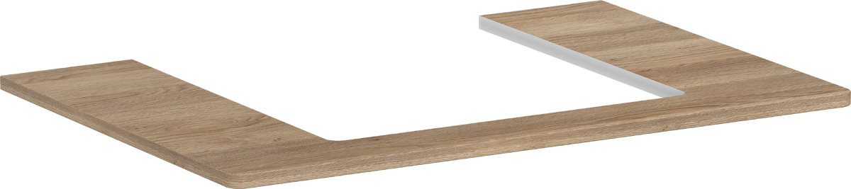 Hansgrohe Xelu Q deska na skříňku 78x55 cm dub 54094230