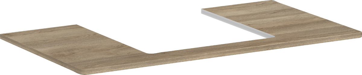 Hansgrohe Xelu Q deska na skříňku 98x55 cm dub 54095230