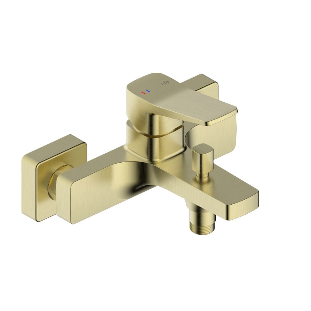 KFA Armatura Malaga vanová baterie na stěnu zlatá 4524-010-31