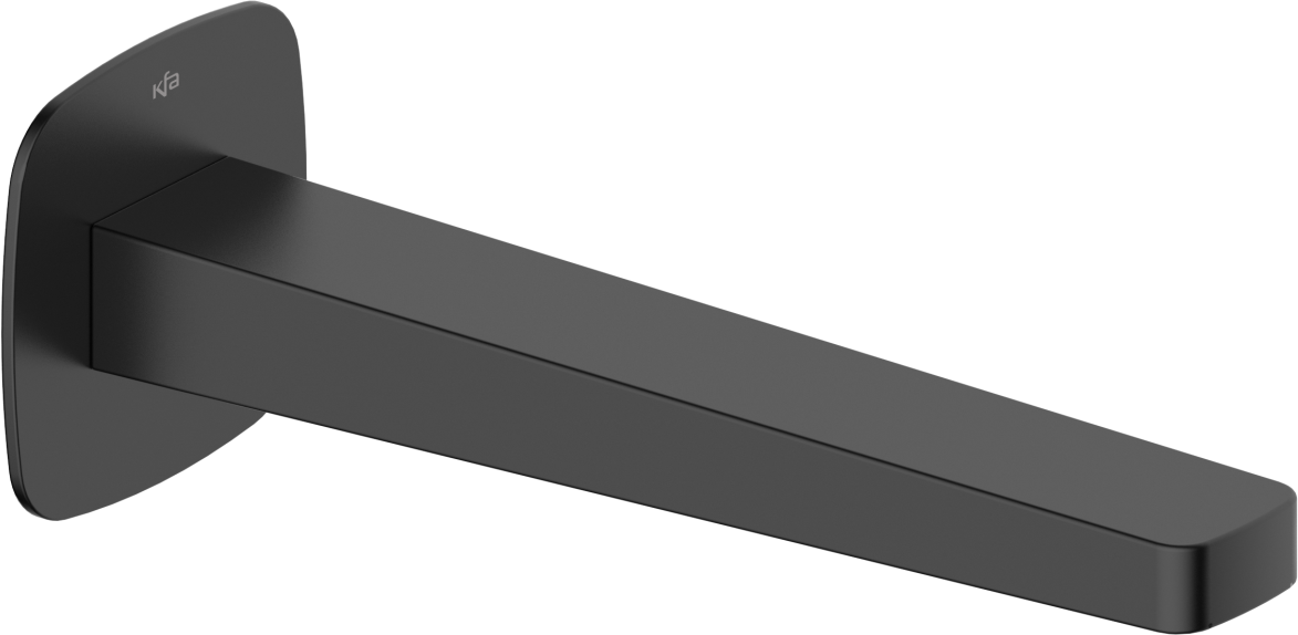 KFA Armatura Malaga výtok baterie Vanová černá 836-007-81