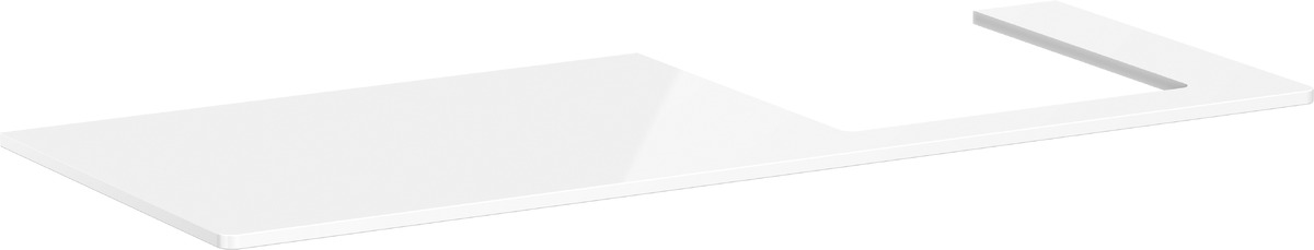 Hansgrohe Xelu Q deska na skříňku 136x55 cm bílá 54098050