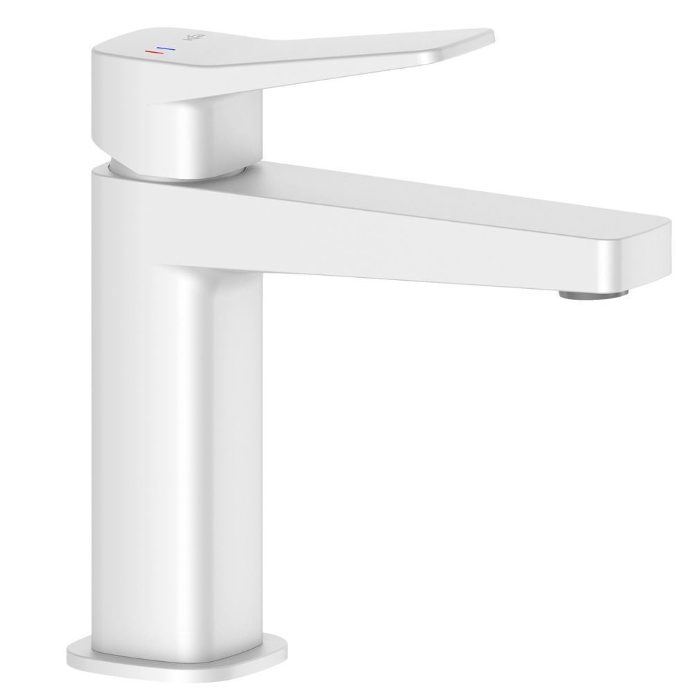 KFA Armatura Malaga umyvadlová baterie stojící bílá 4522-815-44