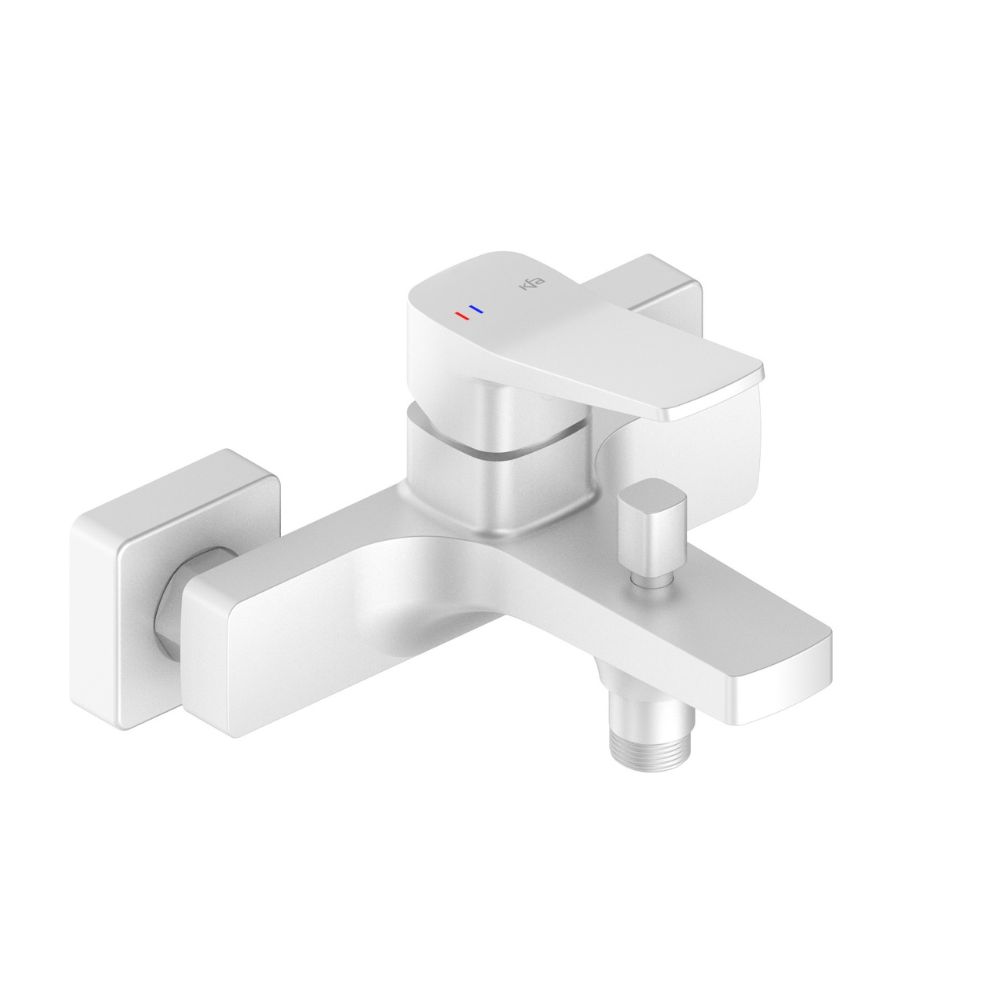 KFA Armatura Malaga vanová baterie na stěnu bílá 4524-010-44