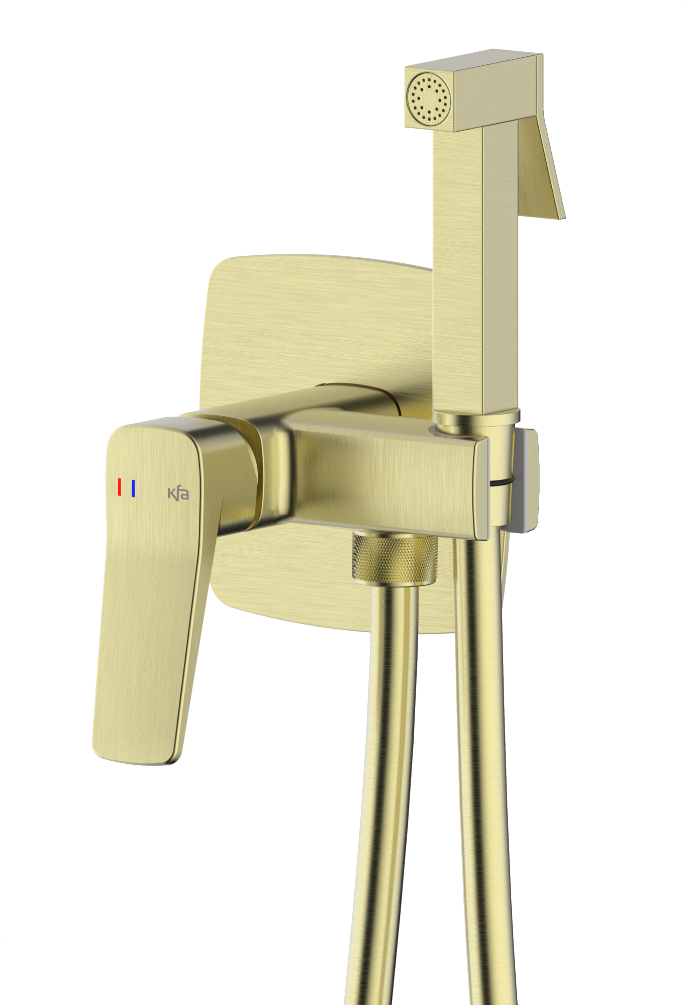 KFA Armatura Malaga bidetová baterie pod omítku zlatá 4529-512-31