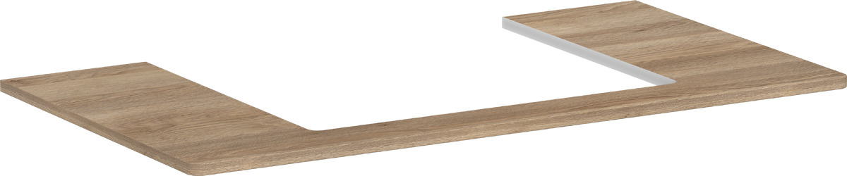 Hansgrohe Xelu Q deska na skříňku 98x55 cm dub 54110230