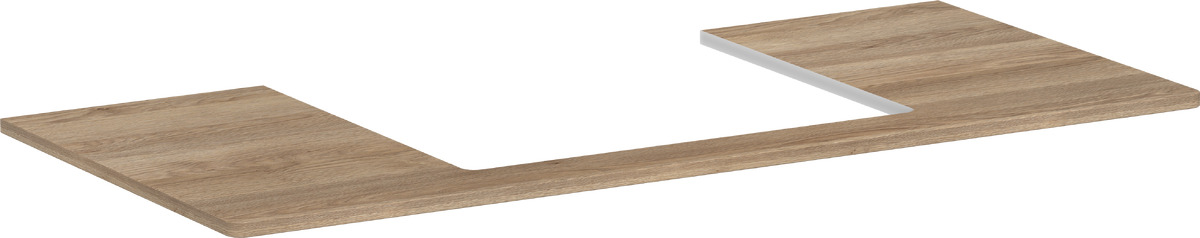 Hansgrohe Xelu Q deska na skříňku 118x55 cm dub 54111230