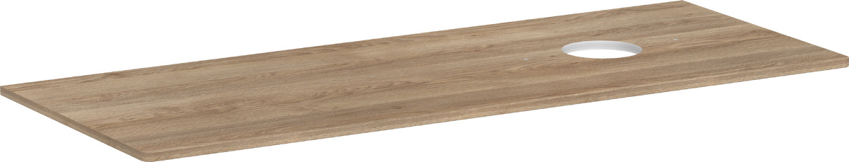 Hansgrohe Xelu Q deska na skříňku 136x55 cm dub 54117230