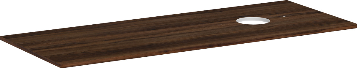 Hansgrohe Xelu Q deska na skříňku 136x55 cm ořechová 54117630