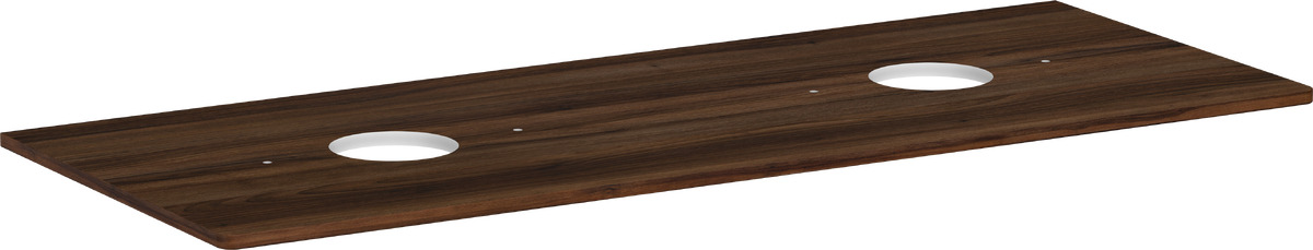 Hansgrohe Xelu Q deska na skříňku 136x55 cm ořechová 54118630