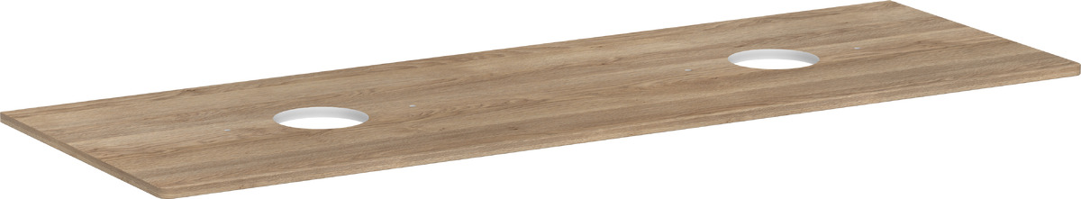 Hansgrohe Xelu Q deska na skříňku 156x55 cm dub 54119230