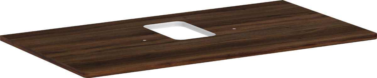 Hansgrohe Xelu Q deska na skříňku 98x55 cm ořechová 54121630