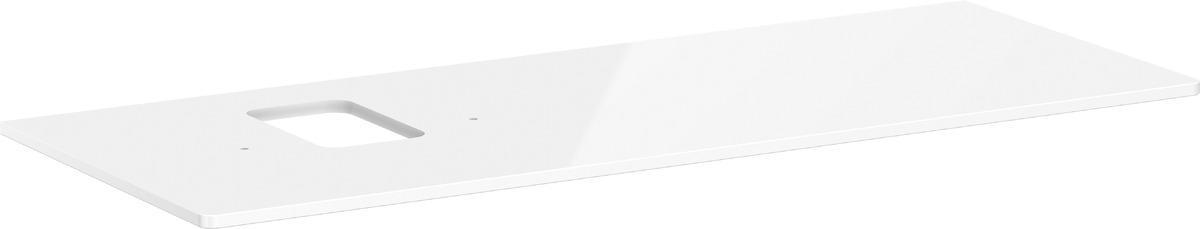Hansgrohe Xelu Q deska na skříňku 136x55 cm bílá 54123050