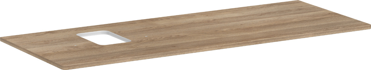 Hansgrohe Xelu Q deska na skříňku 136x55 cm dub 54123230