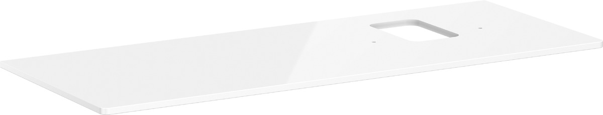 Hansgrohe Xelu Q deska na skříňku 136x55 cm bílá 54124050