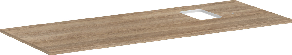 Hansgrohe Xelu Q deska na skříňku 136x55 cm dub 54124230