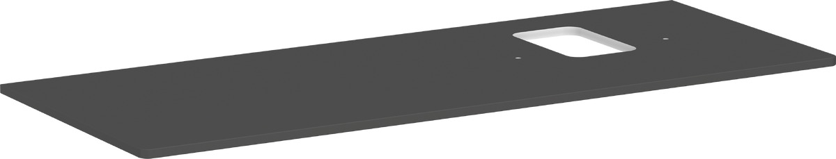 Hansgrohe Xelu Q deska na skříňku 136x55 cm šedá 54124910