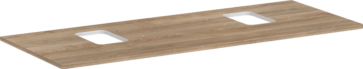 Hansgrohe Xelu Q deska na skříňku 136x55 cm dub 54125230