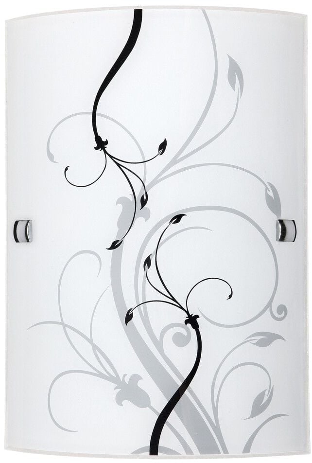 Rabalux Elina nástěnné svítidlo 1x60 W bílá-černá-vzor 3691